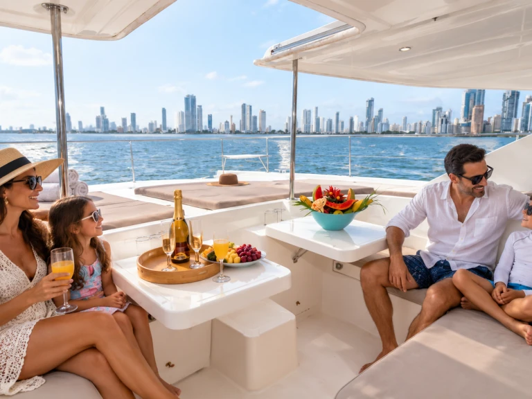 Location Catamaran Custom Made avec permis