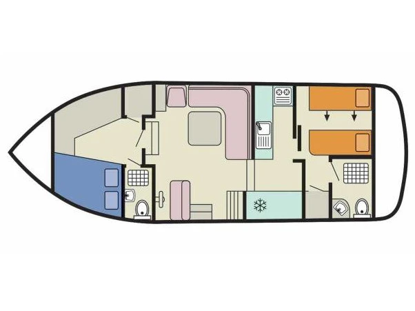 Location Bateau à moteur à Saint-Gilles du Gard - Le Boat Corvette A