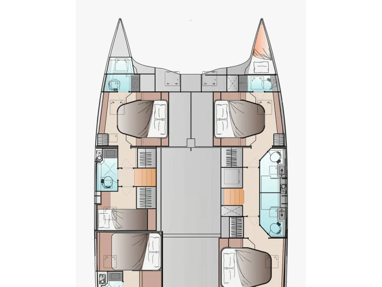 Fountaine Pajot FP 48 a louer à Castellammare di Stabia