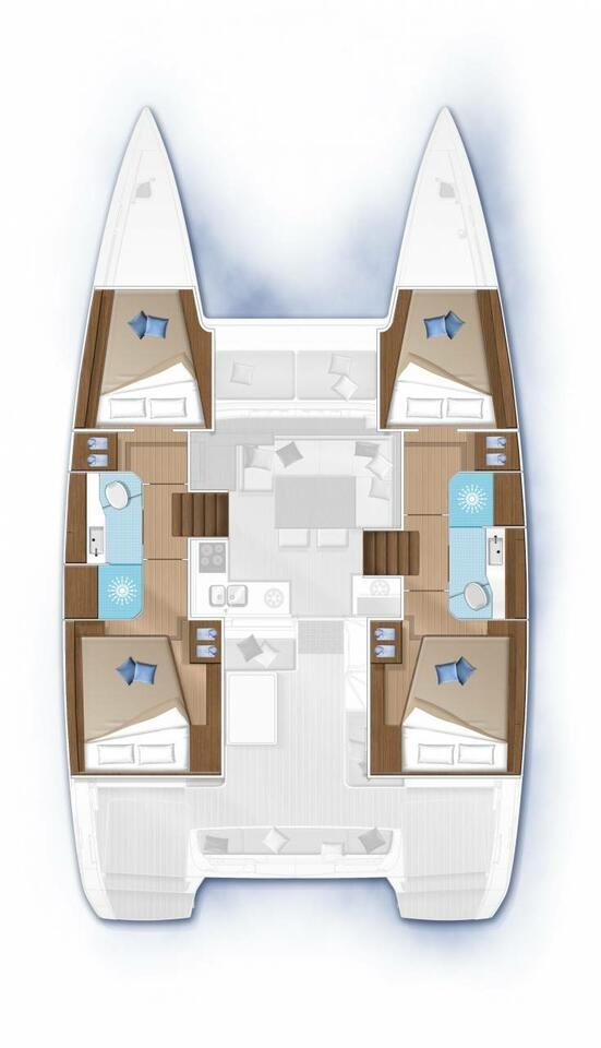 Location bateau Bonifacio pas cher Lagoon 40