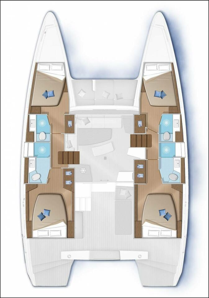Location bateau Pianottoli-Caldarello pas cher Lagoon 42